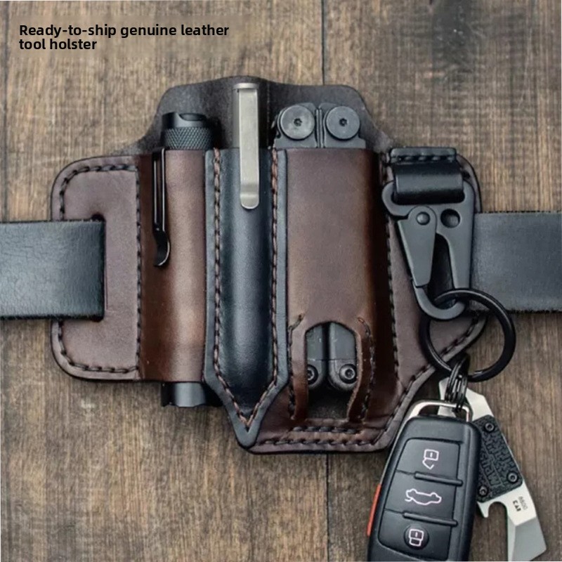Edc Carry Pocket - Bolsa de Ferramentas EDC em Couro,