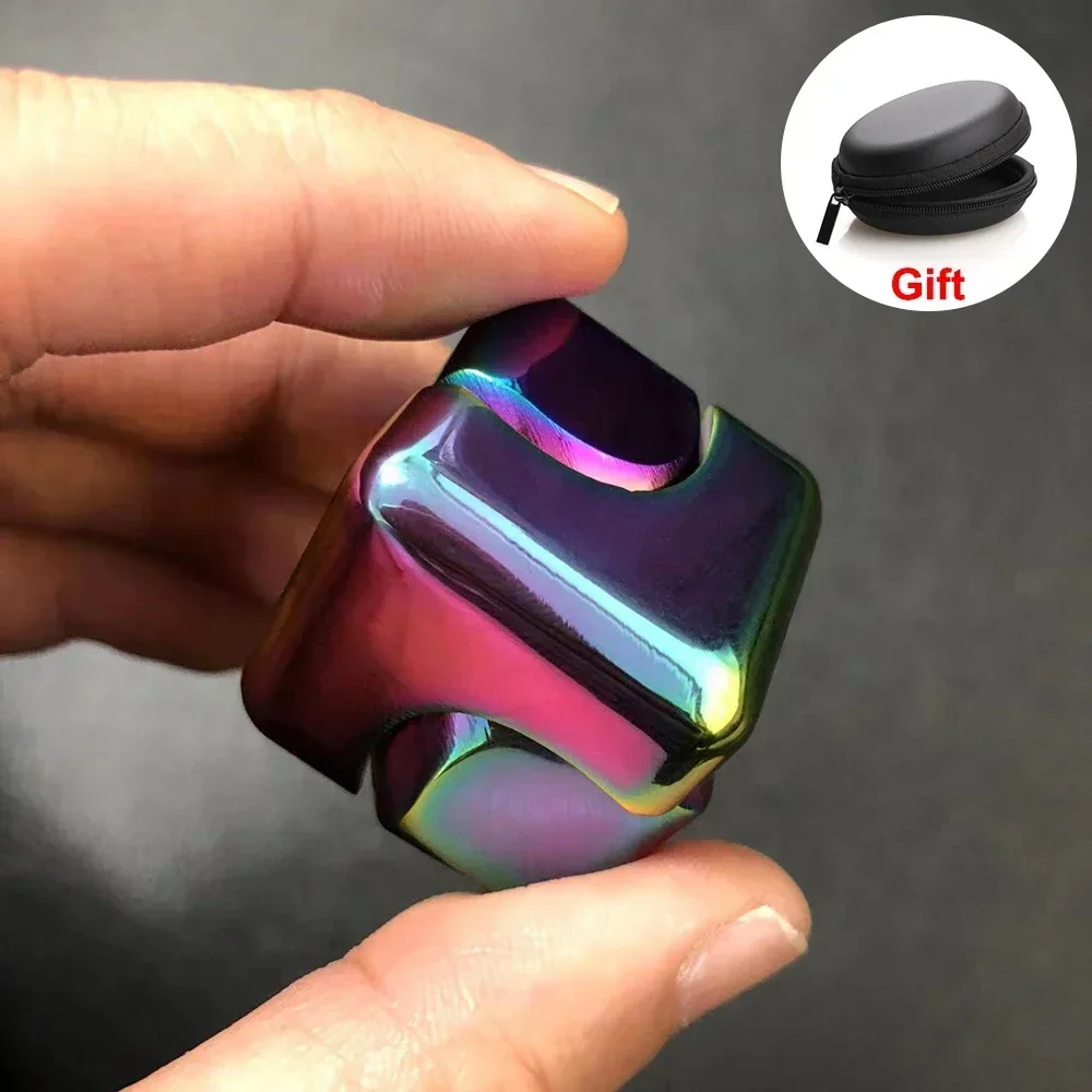 Fidget Spinner Bearing - Cubo de metal giratório ponta do