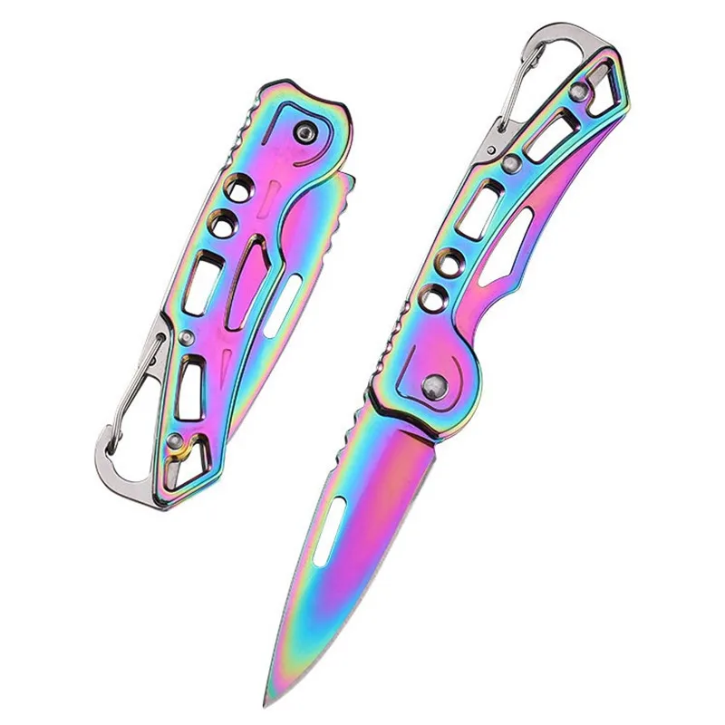 Edc Carry Pocket Knife - Aço inoxidável anti-corpo acampamento ao ar