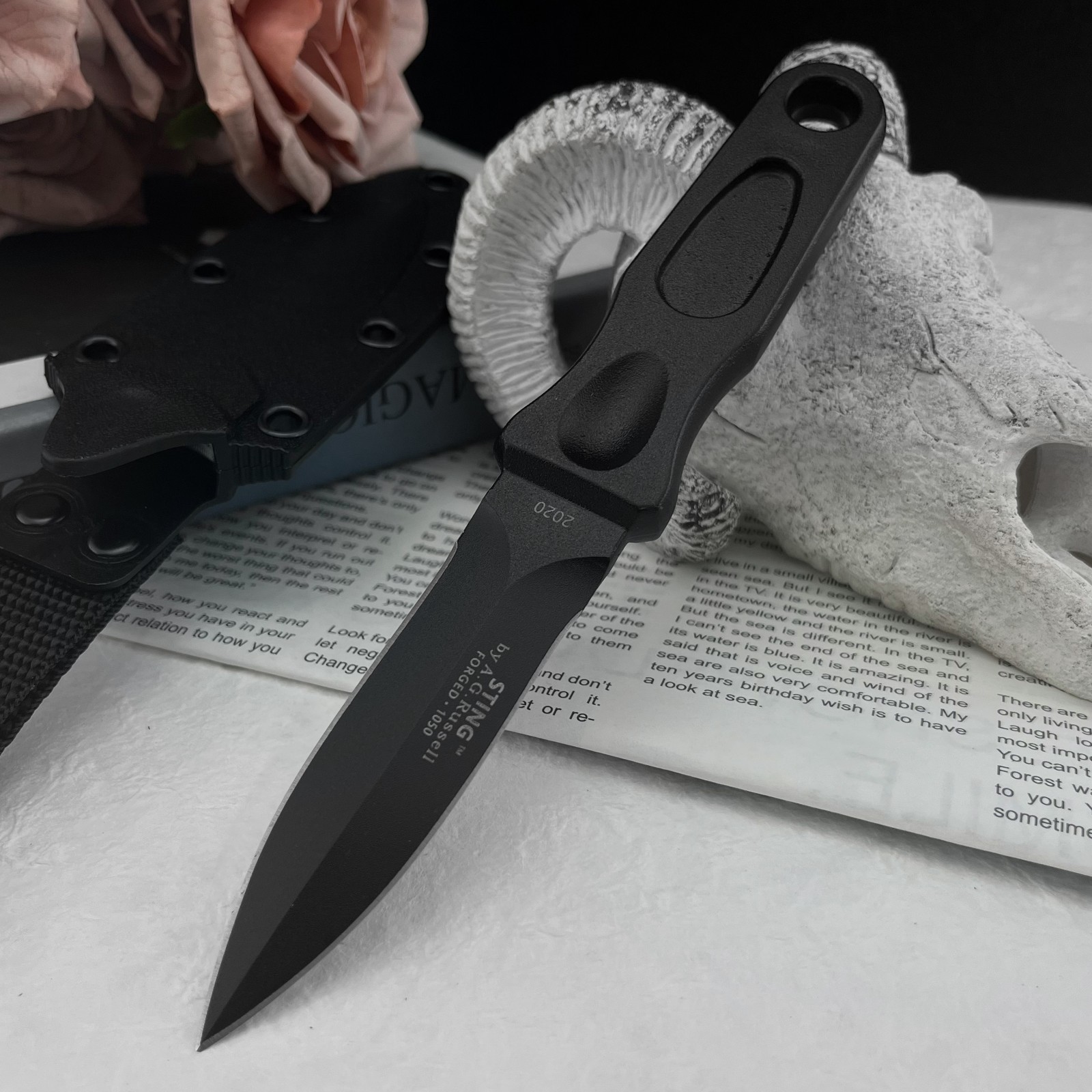 Edc Everyday Carry Gear - Faca de Lâmina Fixa Multifuncional em