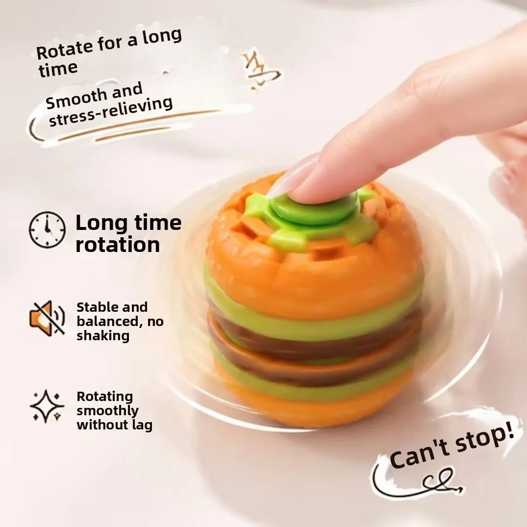 Humburger Fidget Spinner Bola  - Fidget Spinner Bearing avaliação e preço