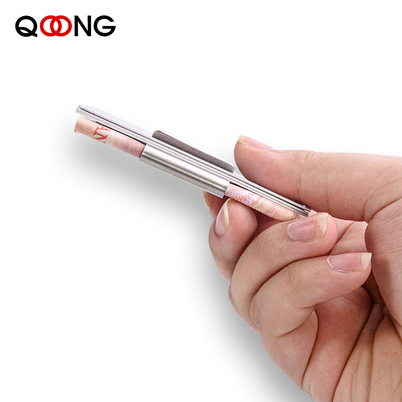 Qoong aço inoxidável fino dupl - Money Clip Magnetic avaliação e preço