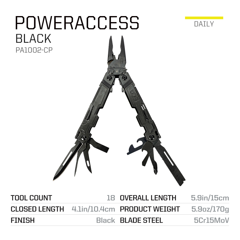 SOG PowerAccess 18 em 1, alica - Edc Everyday Carry Gear avaliação e preço
