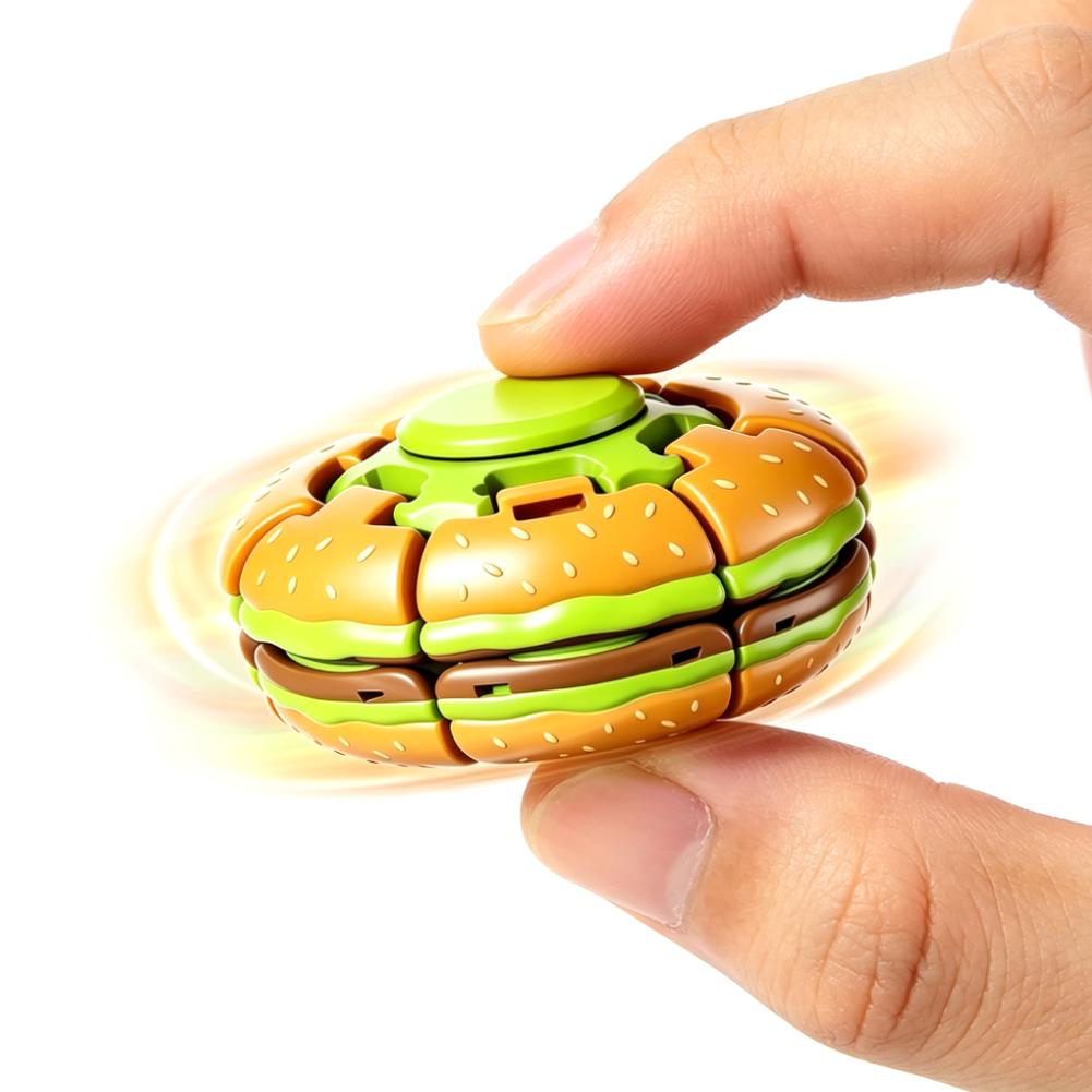 Brinquedo Fidget Spinner Hambú - Fidget Spinner Bearing avaliação e preço