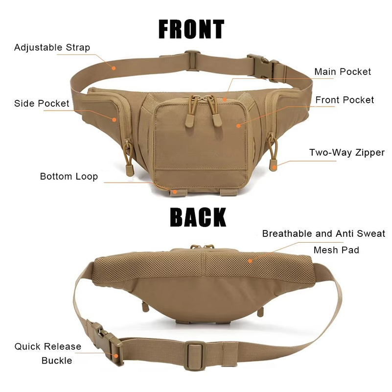 Bolsa de cintura esportiva par - Edc Concealed Carry Belt avaliação e preço