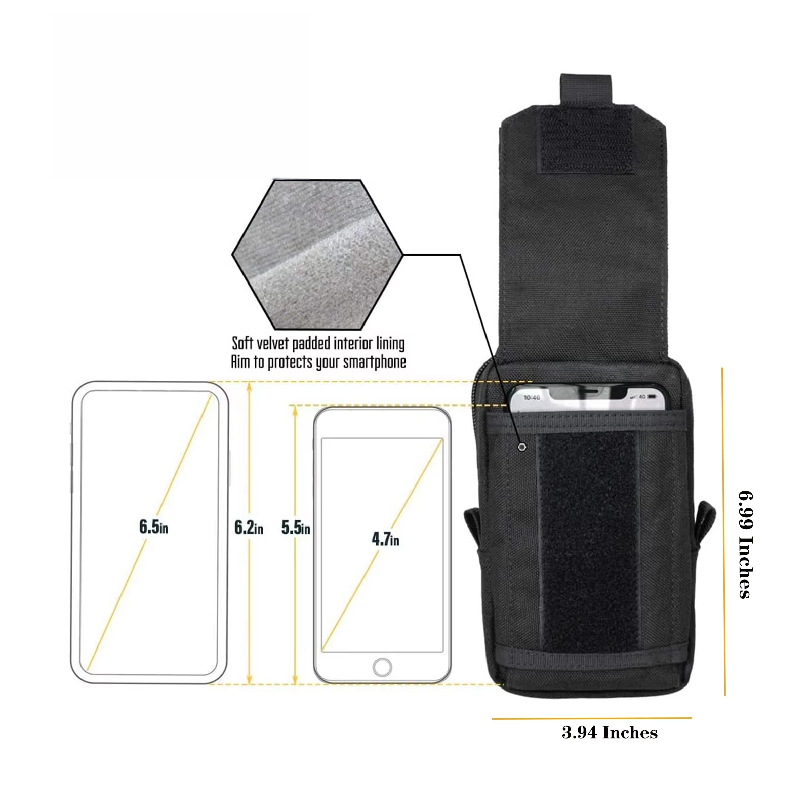 Bolsa Tática Molle para Cintur - Edc Carry Pocket avaliação e preço
