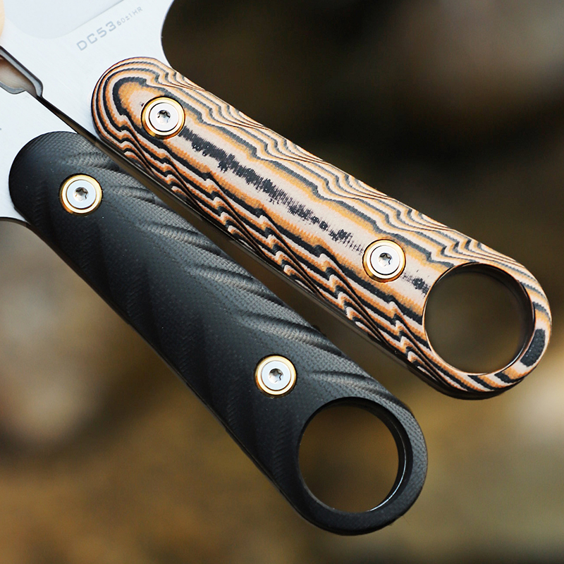Faca de aço DC53 de alta durez - Edc Fixed Blade Deep Carry avaliação e preço